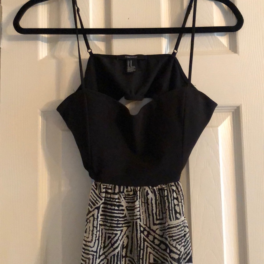 Open back high low dress